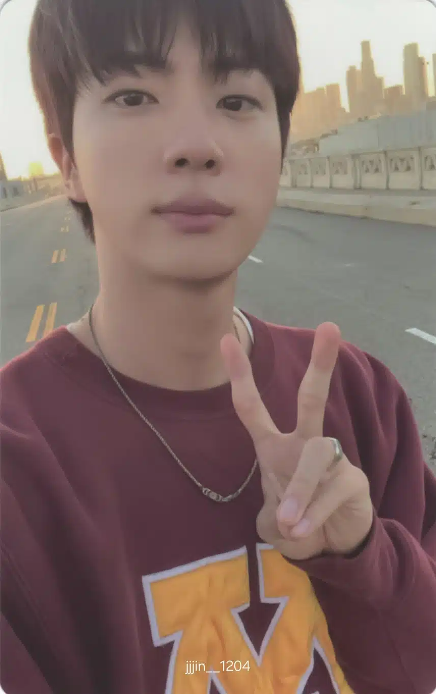 시세가 한남더힐? 방탄 진 해피 앨범 특전포카들 모아봤다