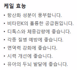 건강한 케일. 참다래주스 한잔 만들었죠