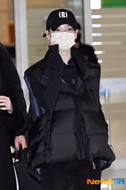오늘 일본 골드디스크 어워즈 끝나고 한국에 돌아온 에스파 기사사진jpg