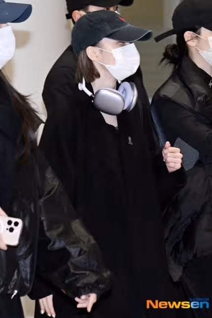 오늘 일본 골드디스크 어워즈 끝나고 한국에 돌아온 에스파 기사사진jpg