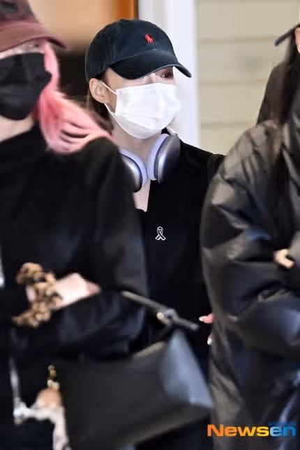 오늘 일본 골드디스크 어워즈 끝나고 한국에 돌아온 에스파 기사사진jpg