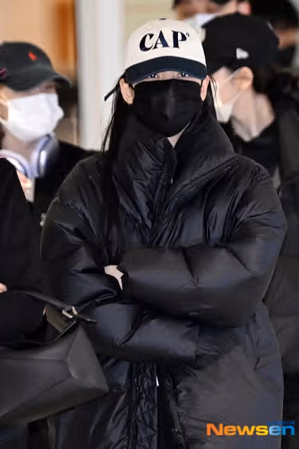 오늘 일본 골드디스크 어워즈 끝나고 한국에 돌아온 에스파 기사사진jpg