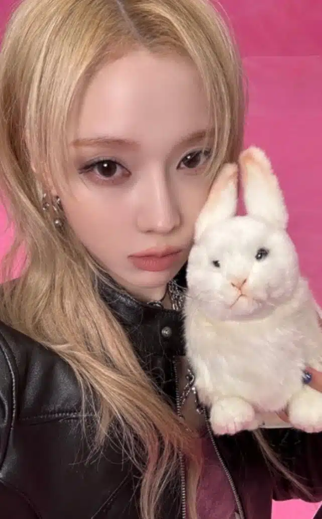 윈터 토끼 이건 언제찍은거야~~