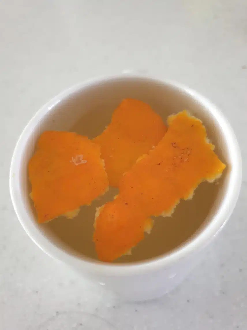 귤피차