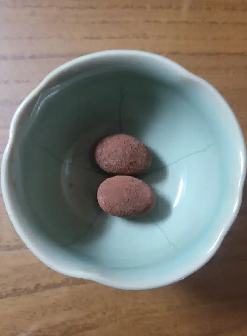 아망드 쇼콜라 간식으로.