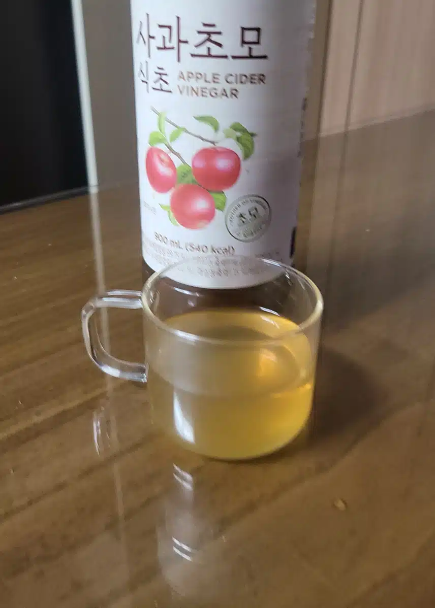 초모식초 마셔요 
