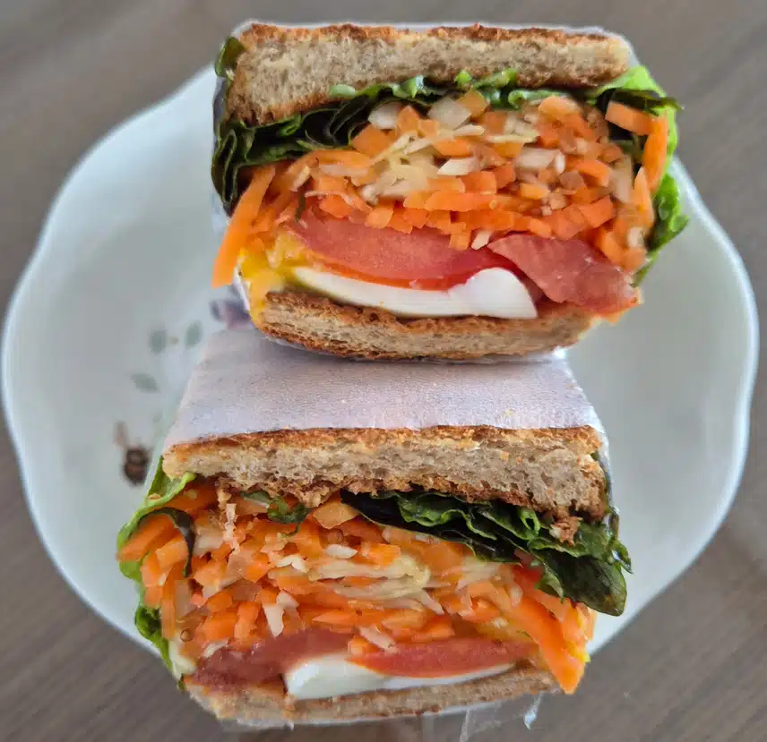 통밀식빵으로 미니미 샌드위치  🥪 