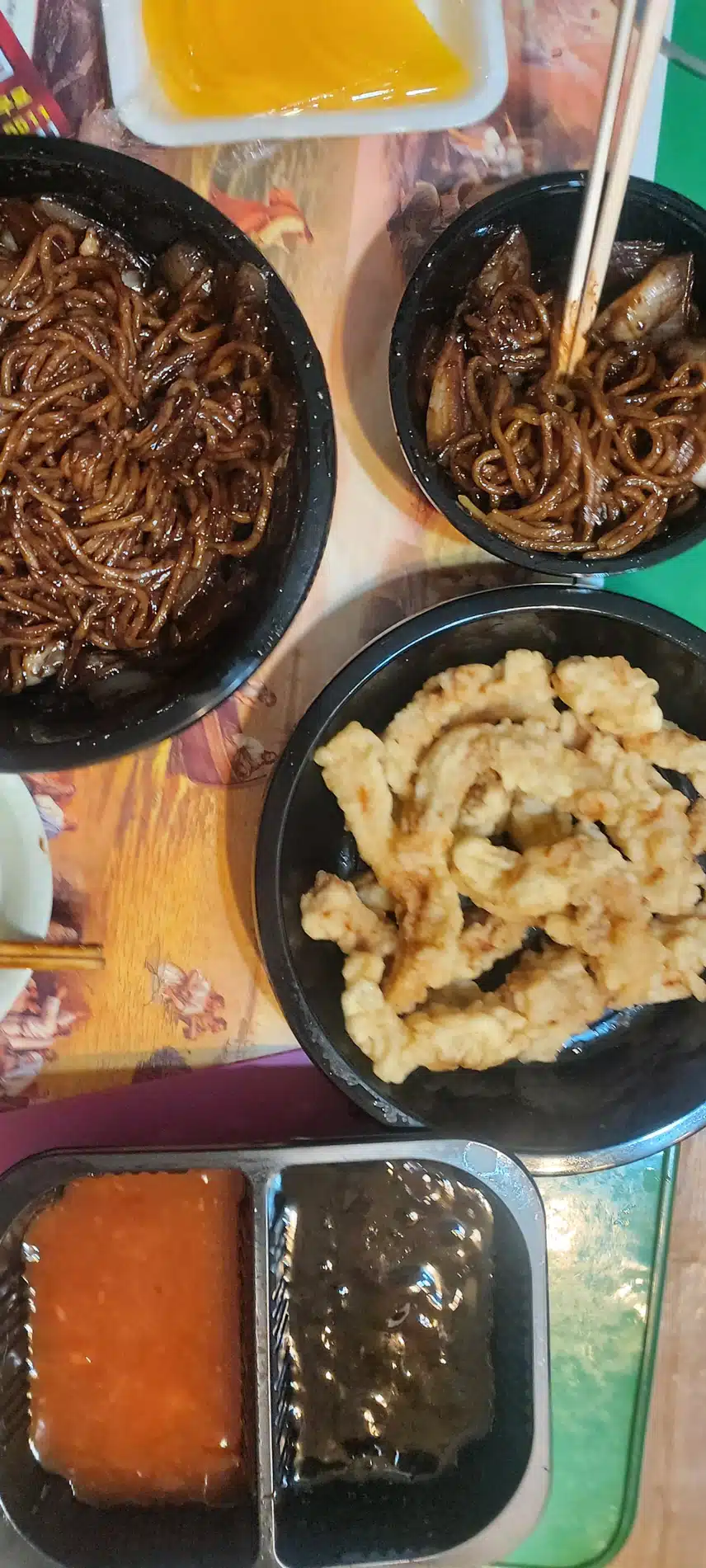 오랫만에 짜장면 시켜먹었네요 
