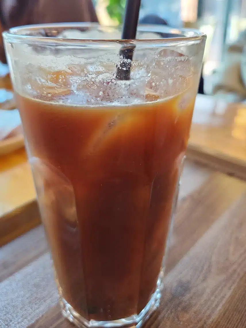 아아커피 마셨어요 