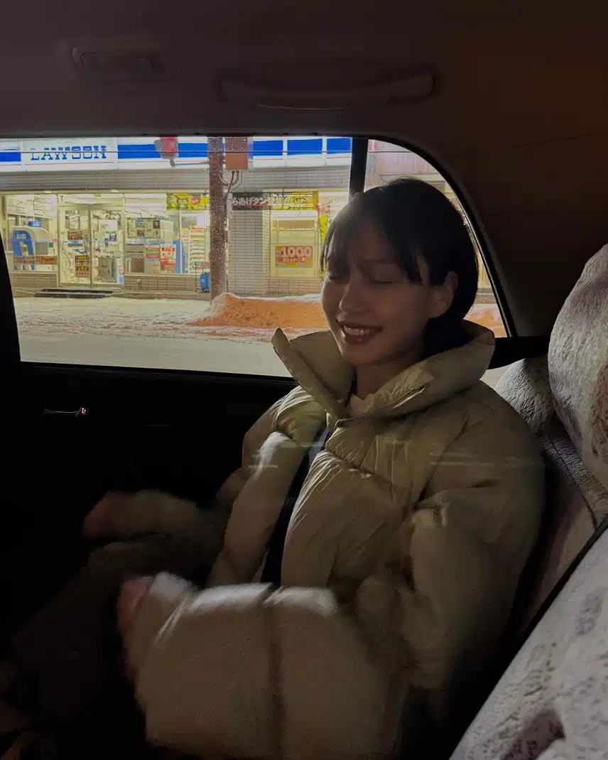 삿포로에 찍은 사진 올려준 고민시 