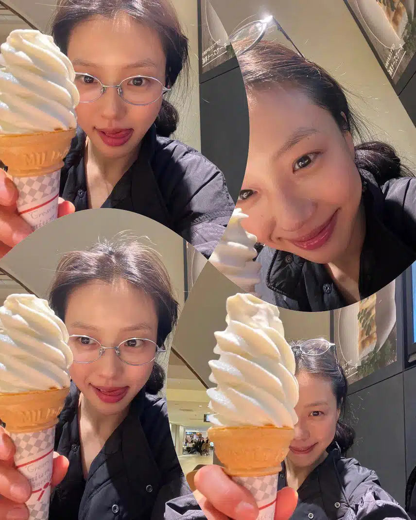 삿포로에 찍은 사진 올려준 고민시 