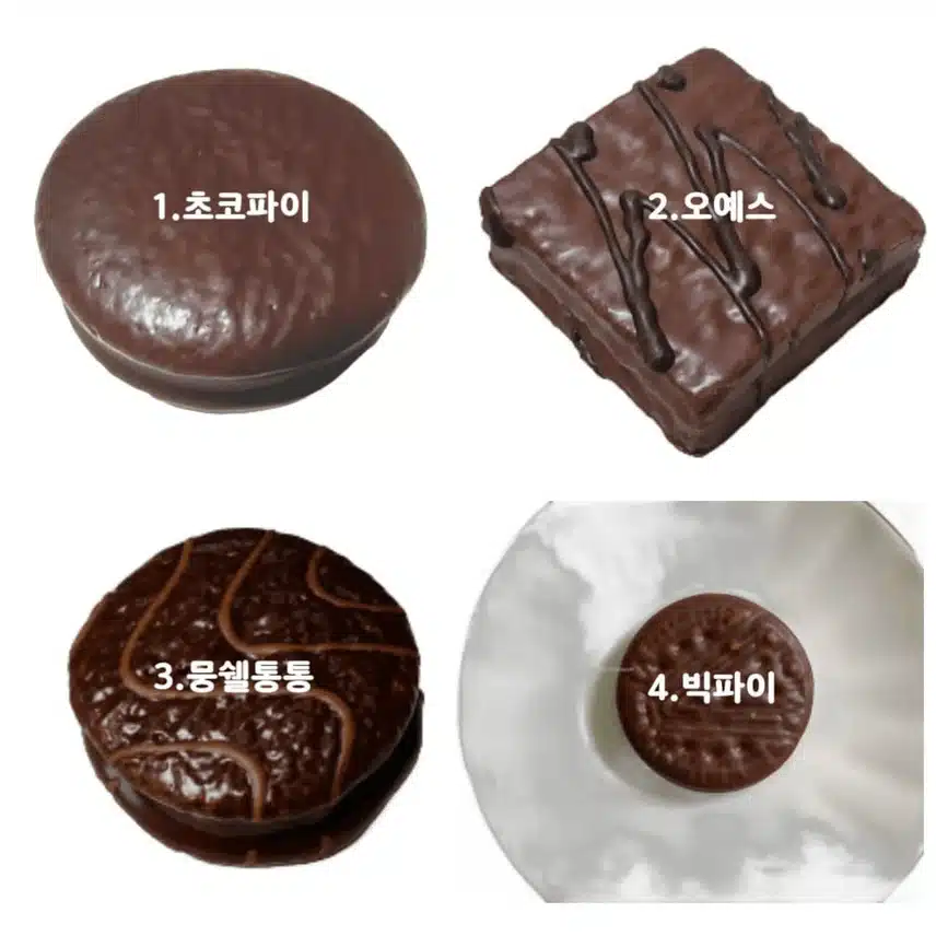 초코과자 호감도