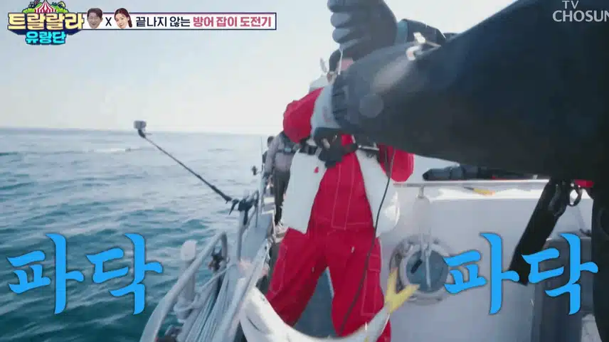 드디어 잡은 방어 