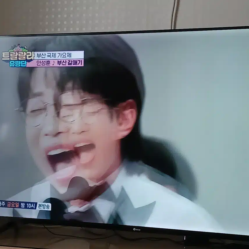 안성훈님이 부산국제 가요제 첫무대를 열었어요