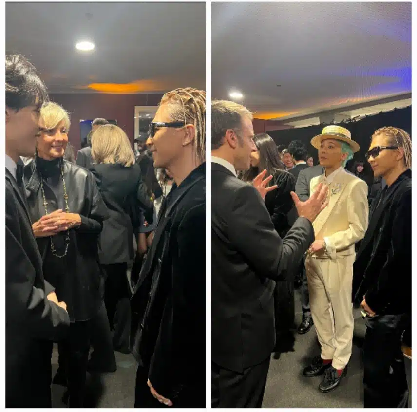 프랑스 대통령도 지디랑 태양에게 반했나봐요