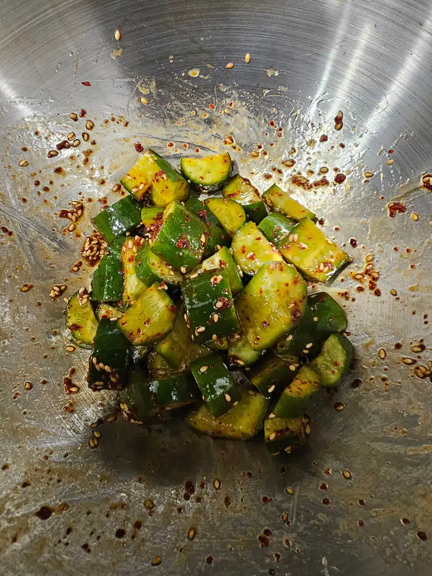 상큼한오이 무침