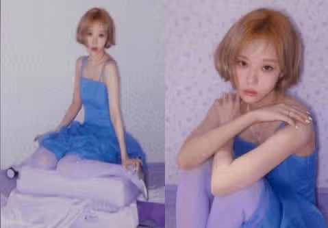 윈터 금발 너무 잘어울려요 너무 이뻐요 !