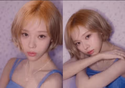 윈터 금발 너무 잘어울려요 너무 이뻐요 !