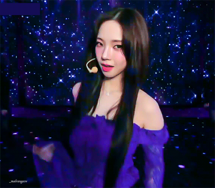 가요대제전 카리나 콜라보 무대gif
