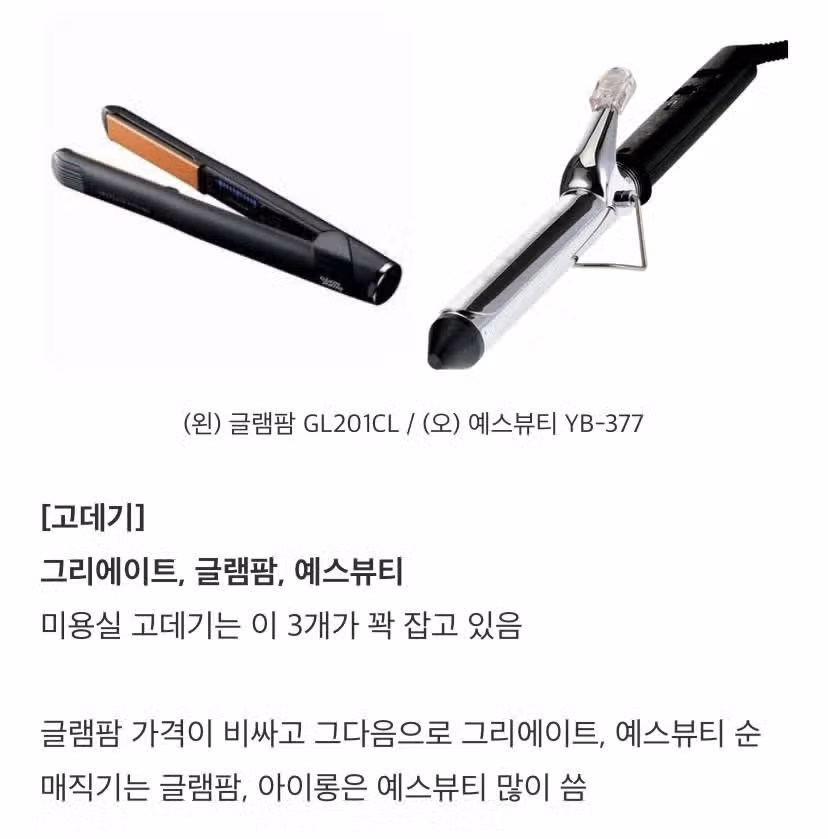 미용실에서 쓴다는 전문가용 제품들