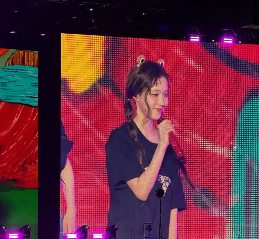 어제 에스파 시애틀로 콘서트 전광판jpg