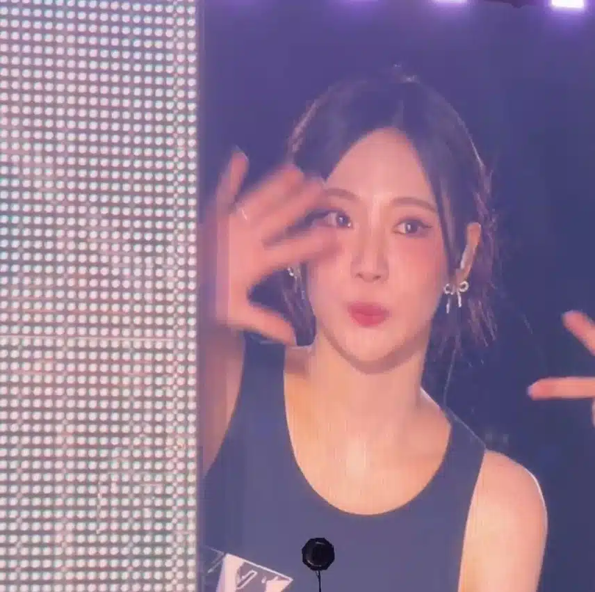 어제 에스파 시애틀로 콘서트 전광판jpg