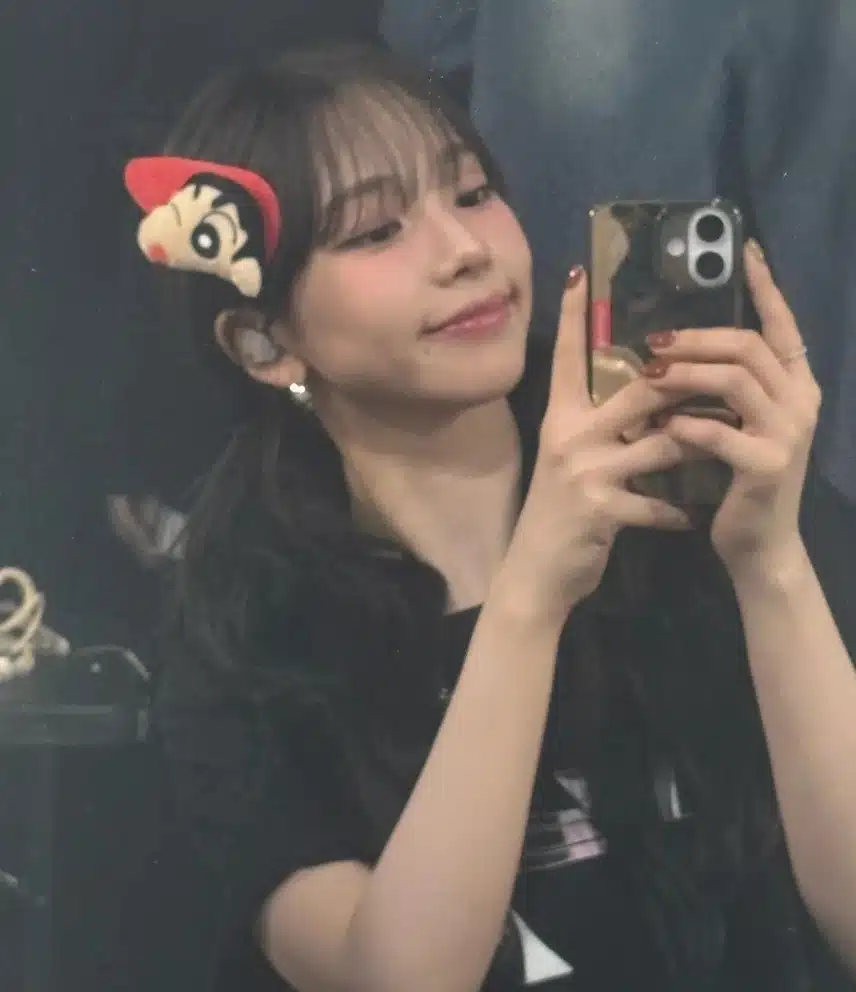 오늘 카리나 버블 셀카jpg