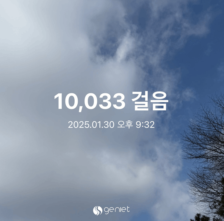 연휴끝자락 만보성공