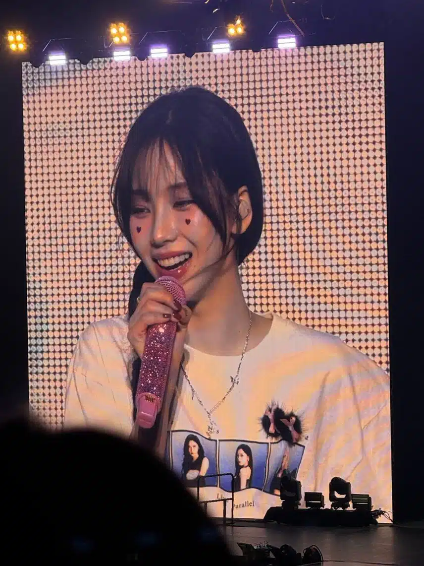 오늘 에스파 오클랜드 콘서트 전광판jpg