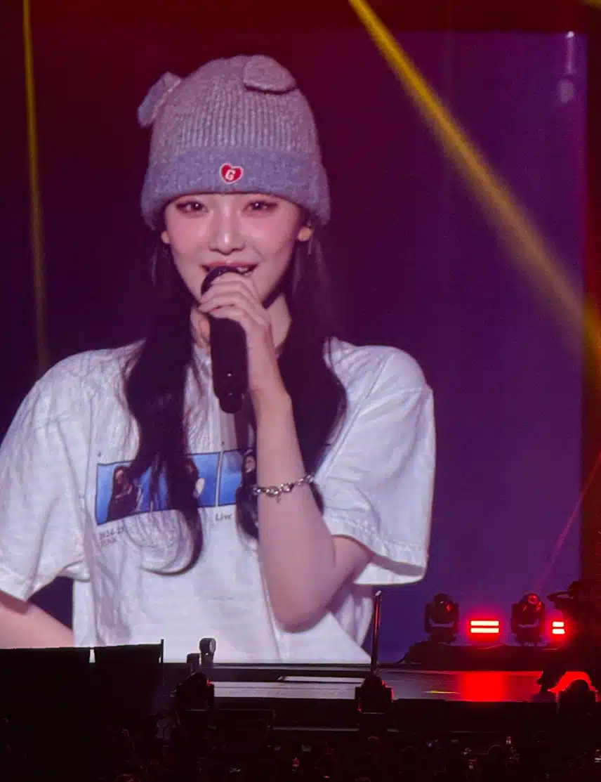 오늘 에스파 오클랜드 콘서트 전광판jpg