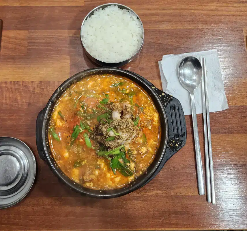 불낙순두부 찌개