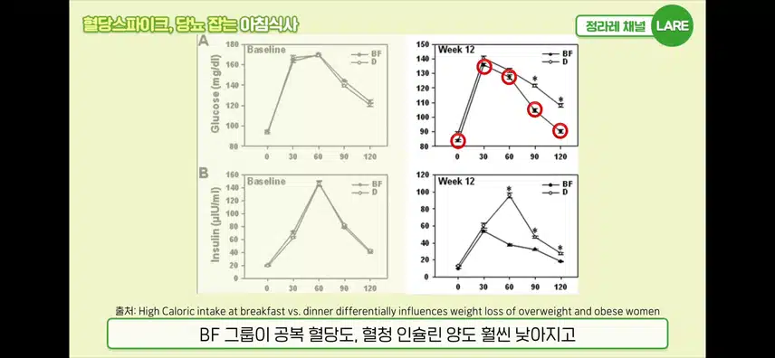 (체중)아침거하게 vs 저녁 거하게 다이어트 실험