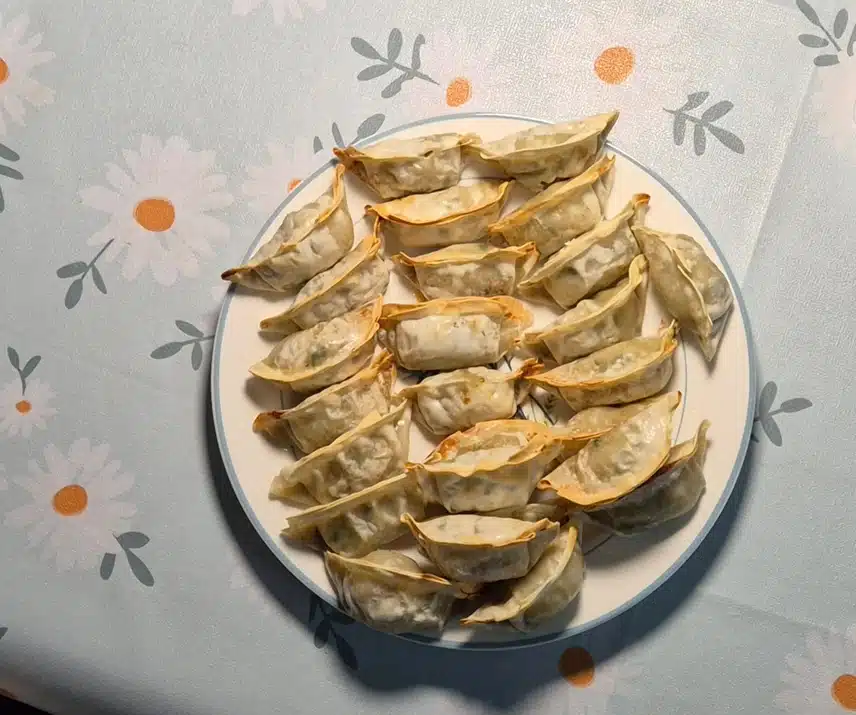 군만두 먹었어요
