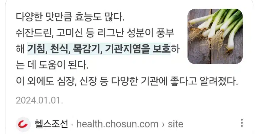 파뿌리 드시나요?