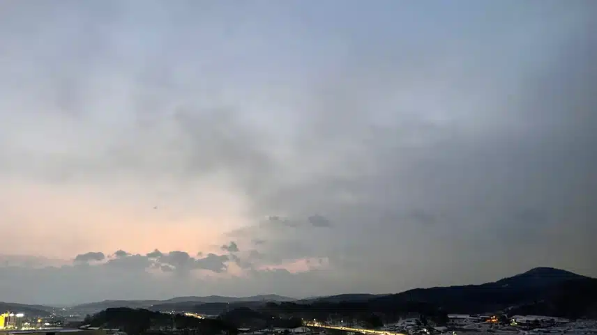 🌄 금요일 아침 하늘 보기