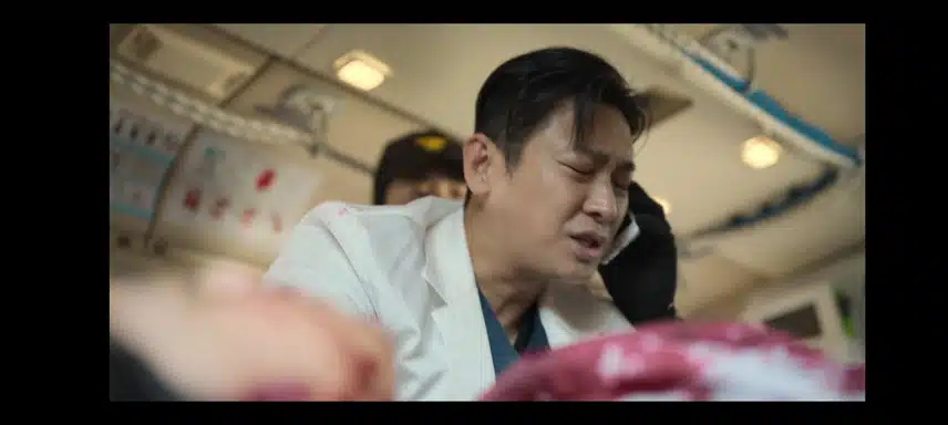 한교수에게 도움요청하는 백교수
