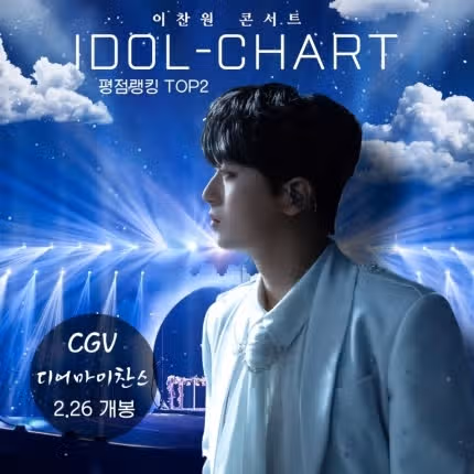 Signor Lee Chan-won... Lei è stato nella top 2 della classifica degli idol per 156 settimane consecutive.