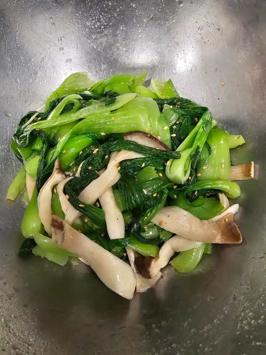 청경채나물