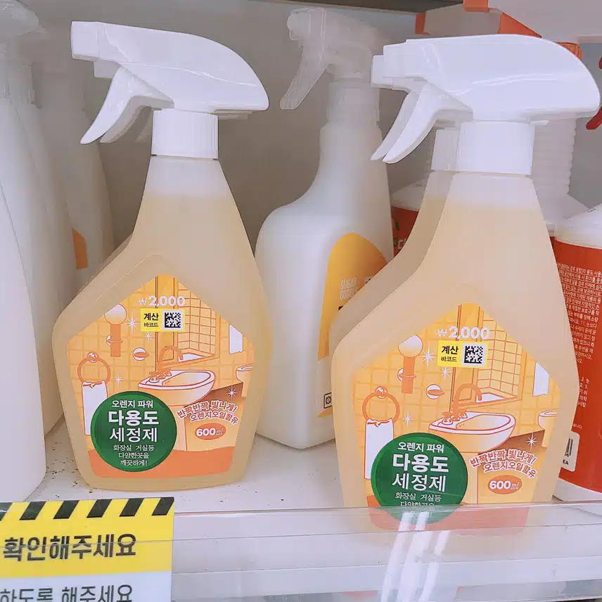 청소업체 사장님들이 추천해서 유명해진 다이소 ＜청소 세제＞