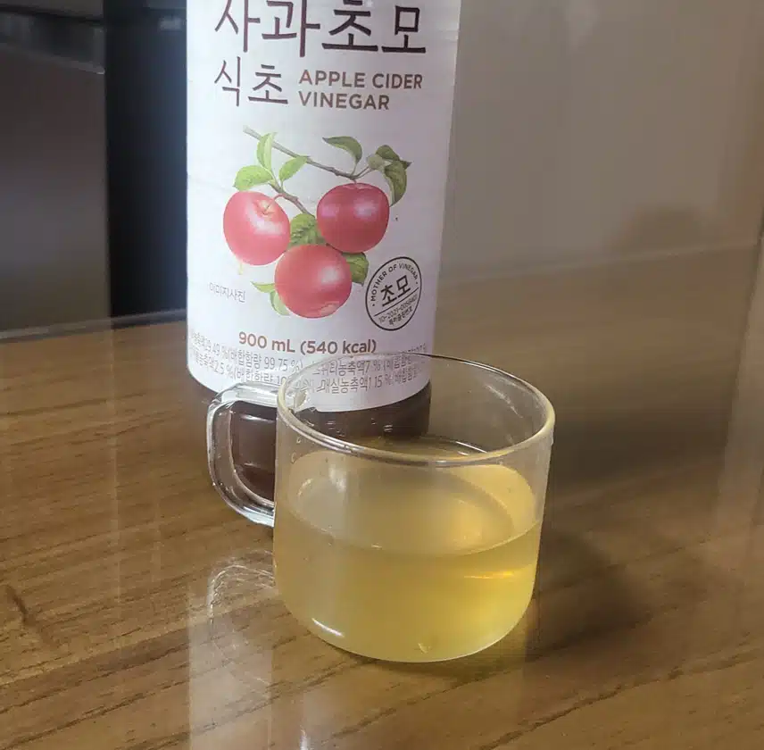 초모식초 한 잔 