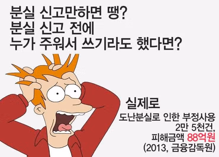 신용카드 뒷면 서명의 중요성