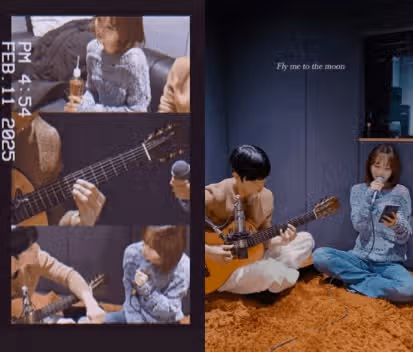  金彩元發布《Fly Me To The Moon》翻唱影片！