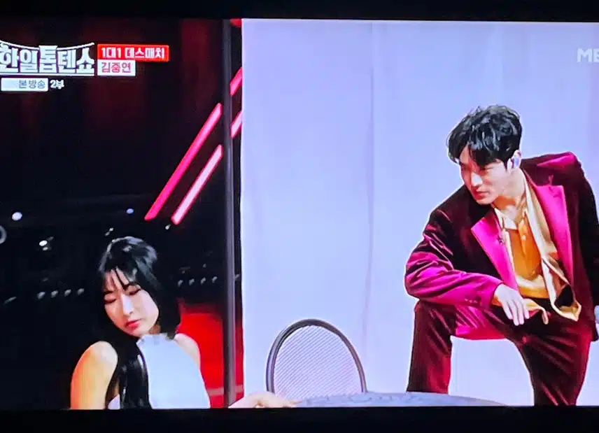 여심을 녹이는 퍼포먼스 보여주는 김중연님