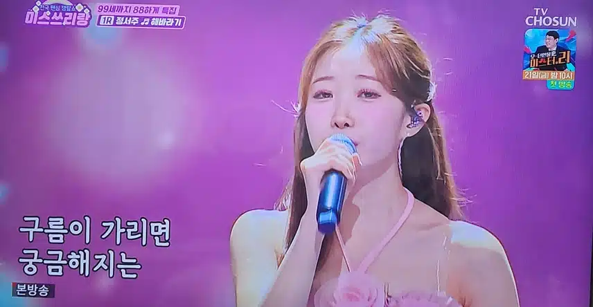 미스쓰리랑 정서주님 해바라기 노래 좋네요