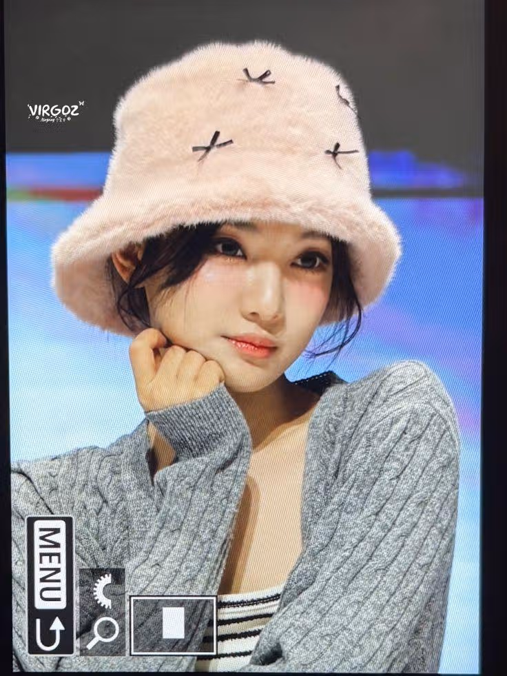 작년 팬싸에서 닝닝님 너무 예쁘네요