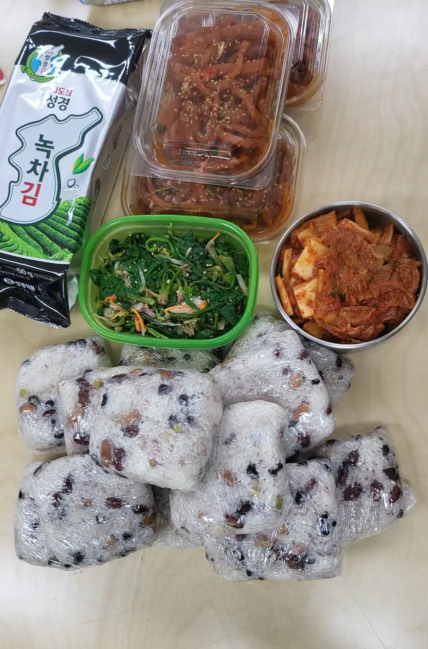 찰밥  한 솥 준비했어요.🍚
