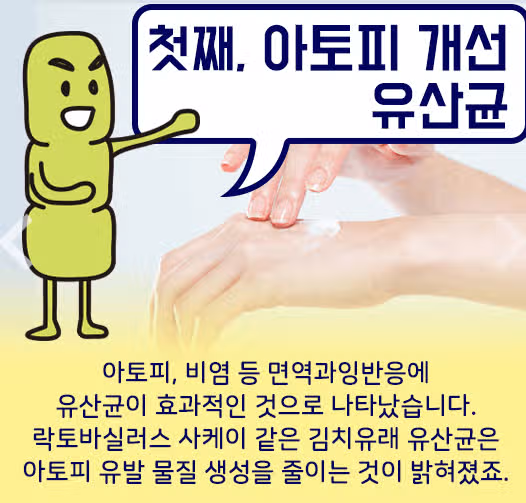 유산균.. 아토피부터 다이어트 까지 좋은데요!