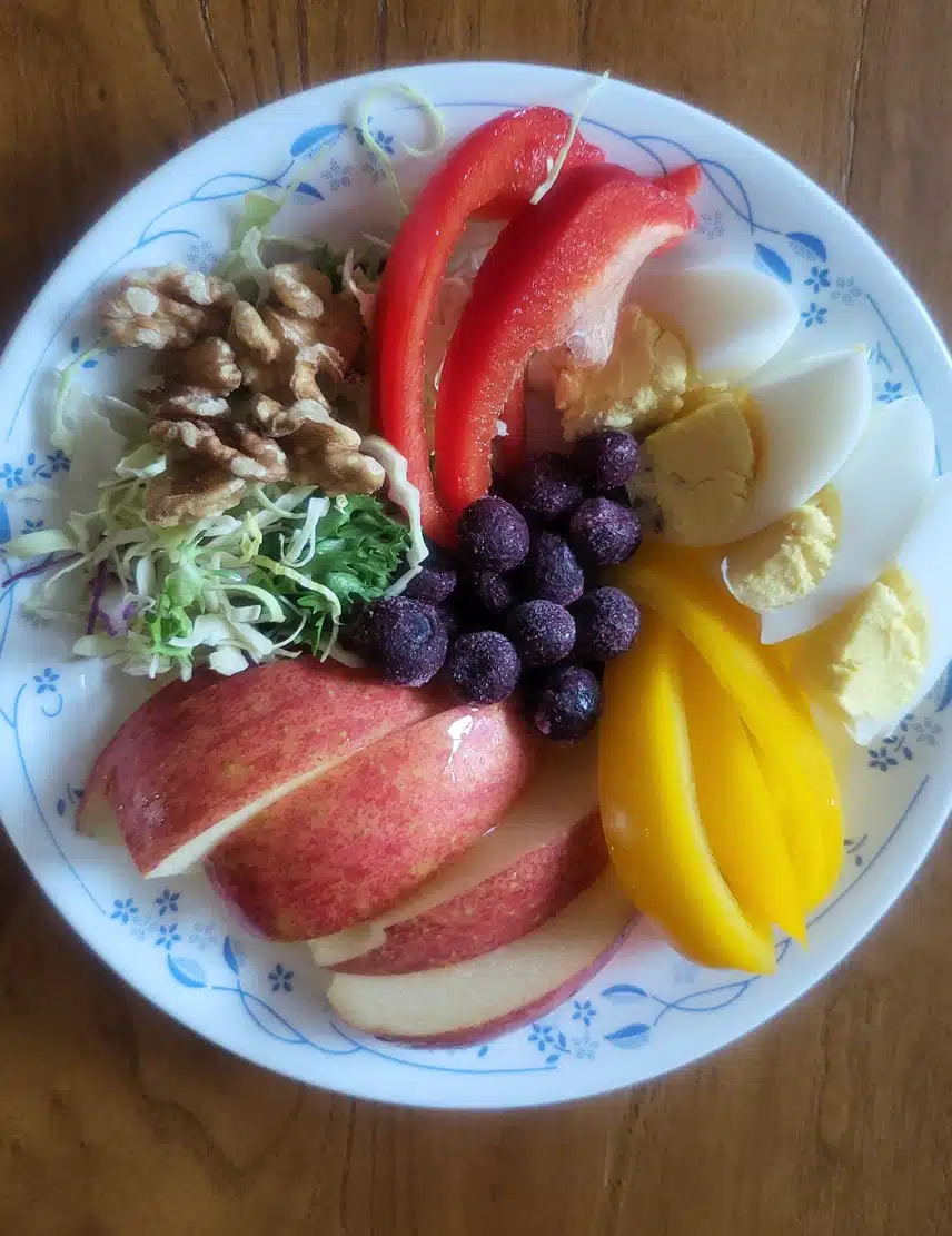 (파프리카의 효능)금요일 아침식사 🍎🫐🫑