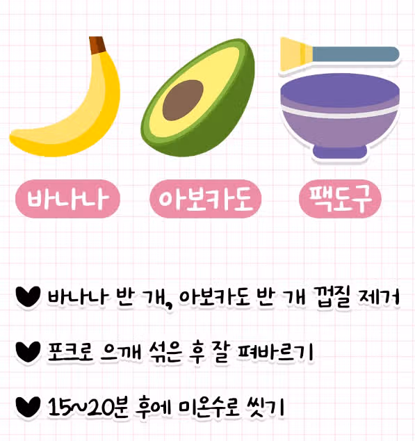 🚀 집에서 피부관리 마스크팩 레시피