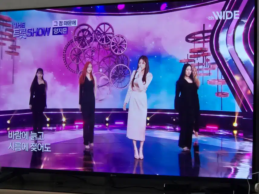 양지은님 트롯쇼의 그정때문에 무대 너무 좋았어요